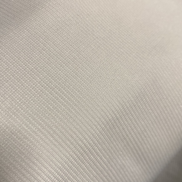 Manièr De Voir White Ribbed Mockneck Long Sleeve Bodycon Dress w/Leather Corset - Picture 4 of 6